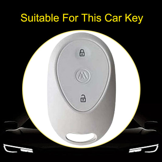 AAC1T1 Purple-Silver Plating Car Key Cover For Aima Luna Bubble Universal Electric Bicycle Car Key Accessories