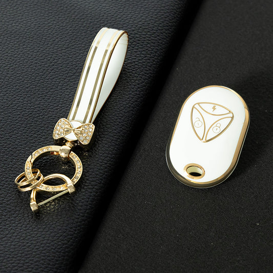 YDC1T1 White-Gold Plating for Yadea Guanneng M10 M20 Electric Bike Key