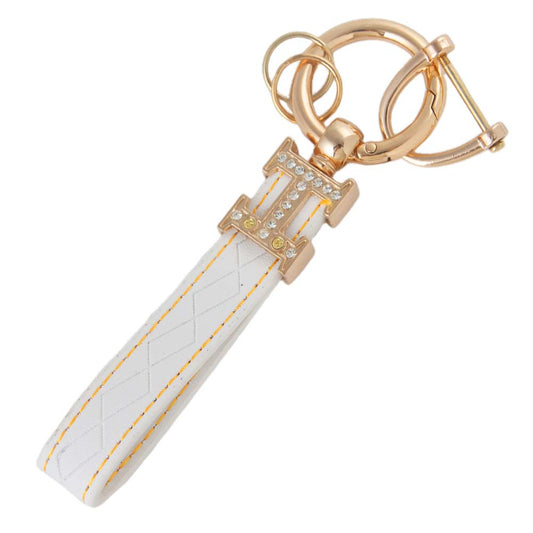 Creative Universal Car Key Chain PU Leather Fashion Men Women Gifts Key Ring Auto Accessories