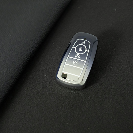 FOB3T1 Gradient Gray Suitable for Mondeo Keycases, Ruiji Car Keychains, High-end Taurus Ruijie Fox Car Key Remote Control keychain