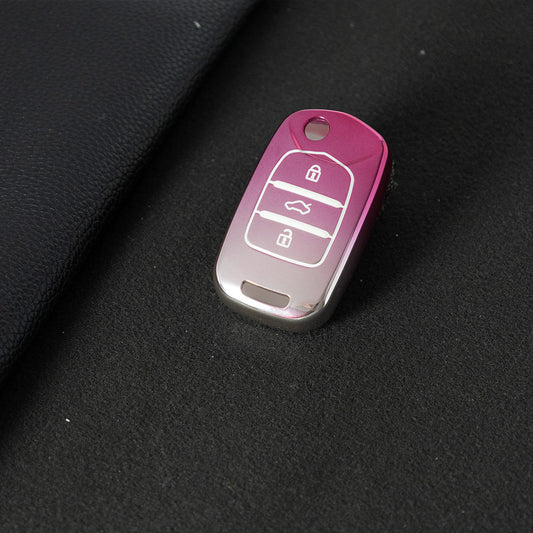 WUA1T1 Gradient Pink Car Key Cover For Wuling S1 Baojun 730 510 560 310 630 310W Car Key Cover Case Bag Protector