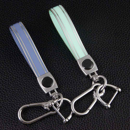 Custom Luxury Premium Keyring TPU Golden Silver  Car Keychain with UV Printing