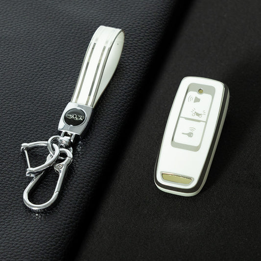 HOR1T1 White-Silver Plating Car Key Cover Tpu Car Accessories New Key Cover for SH Mode Vision Lead Vario PCX 160 for Honda