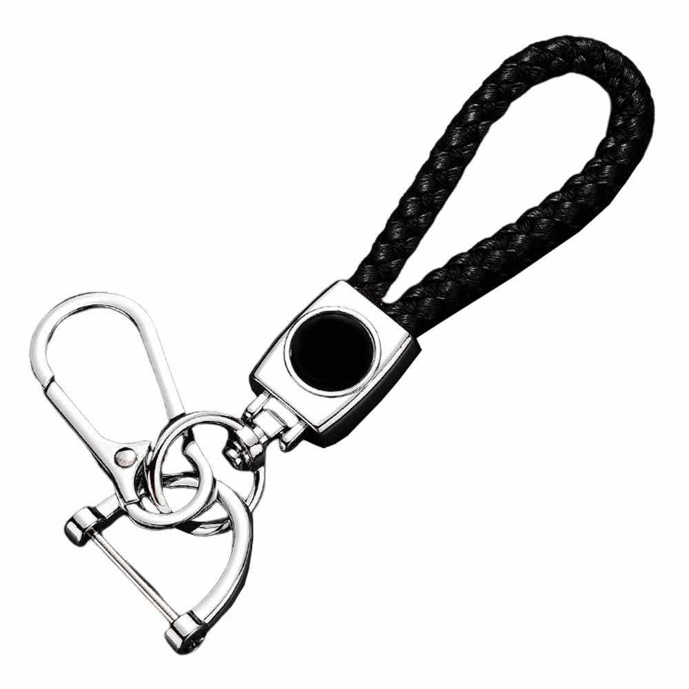 Fashion Hand-woven Rope Car Keychain Horseshoe Buckle Keychain Climbing Buckle Pendant Accessory Gift