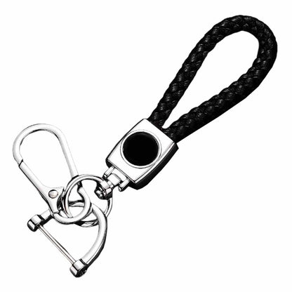 Fashion Hand-woven Rope Car Keychain Horseshoe Buckle Keychain Climbing Buckle Pendant Accessory Gift