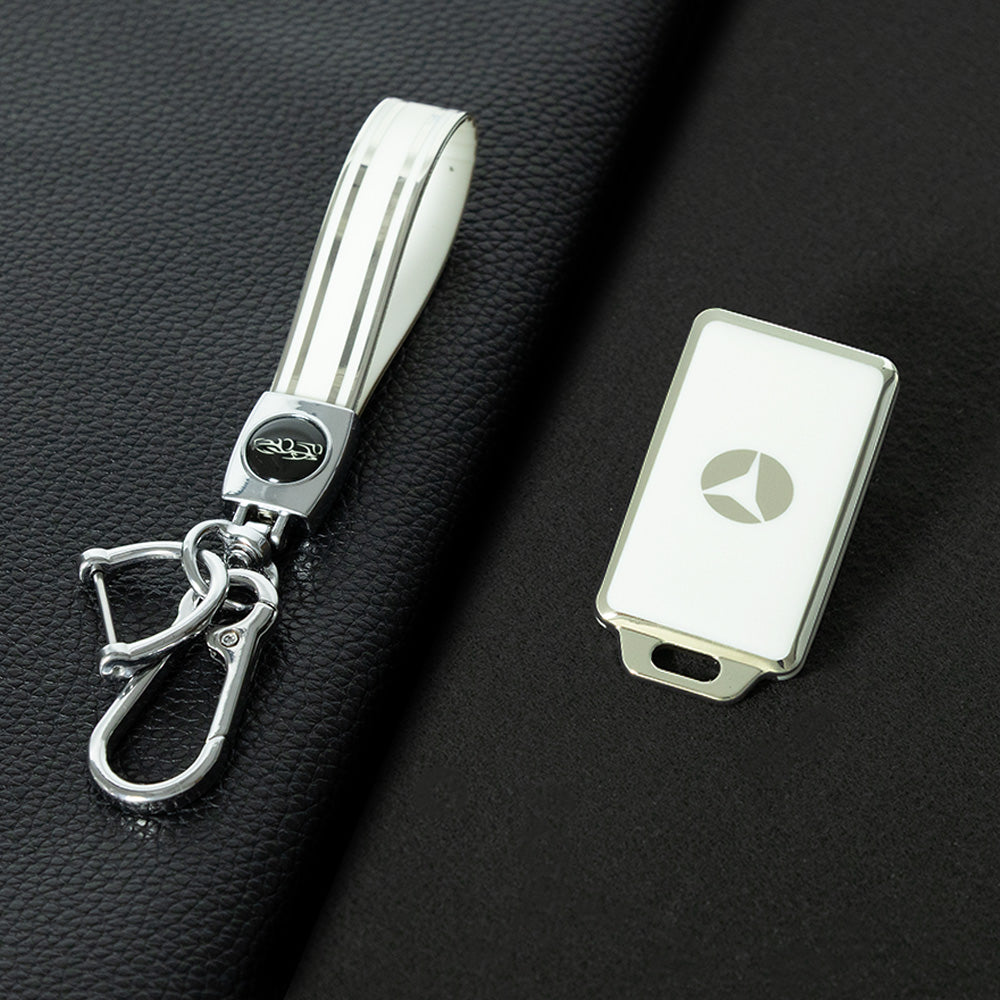 YDE1T1 White-Silver Plating Car Key Cover for Yadea NFC Card Key DDS5 DT2 DN2 DE3 High Quality