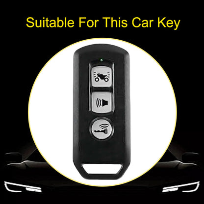 HOQ1T1 White-Gold Plating For Honda PCX ADV 150 Sh 125 ADV 150 PCX 150 Smart Remote Full Protection Cover TPU Key Case Accessory Car Key Accessories