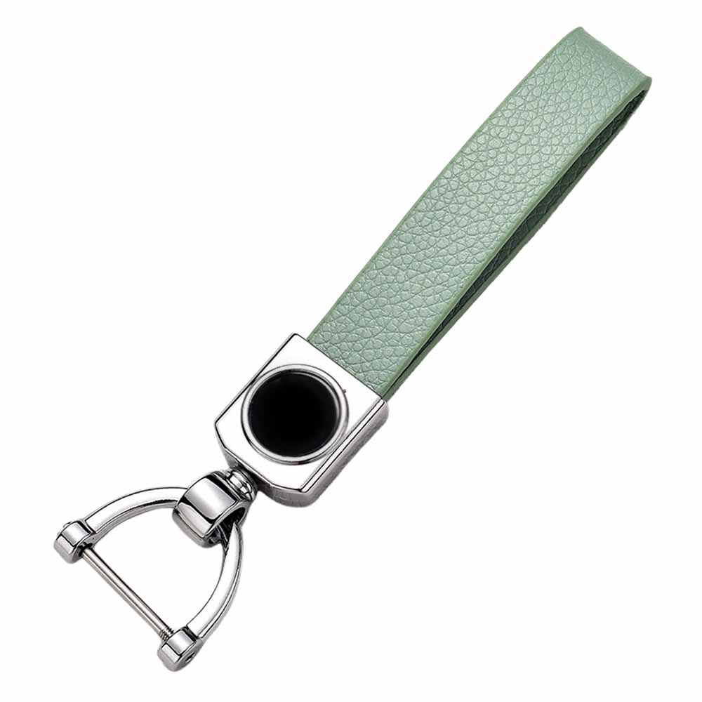 Hot Sale Car Leather Silver Buckle 4 Colors Ornaments for Auto Key Case