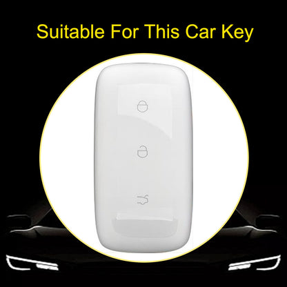 GEE1T1 White-Silver Plating Car Key Cover For Geely Galaxy L7Plus Keycase L6max Shell E8 Starship
