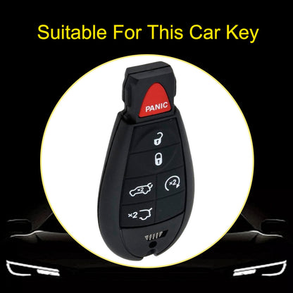 JEC8T1 Red-Gold Plating Keyless Entry Remote Control 5-Buttons Compatible 2008-2018 Dodge Grand Caravan 2008-2016 Chrysler Town
