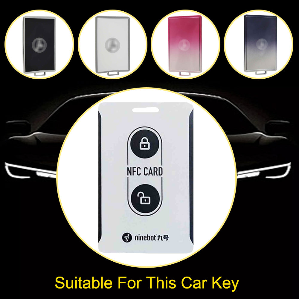 NNA1T1 White-Gold Plating Car Key Cover Suitable for unlocking Ninebot electric vehicles