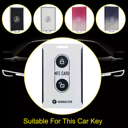NNA1T1 White-Gold Plating Car Key Cover Suitable for unlocking Ninebot electric vehicles