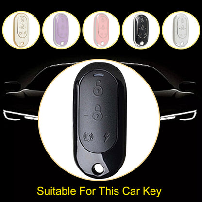 YDB1T1 White-Gold Plating Car Key Cover 433/315/418/430Mhz 2.4-3V Remote Controller Multifrequency Copy for Emma Electric Vehicle AK-K230511