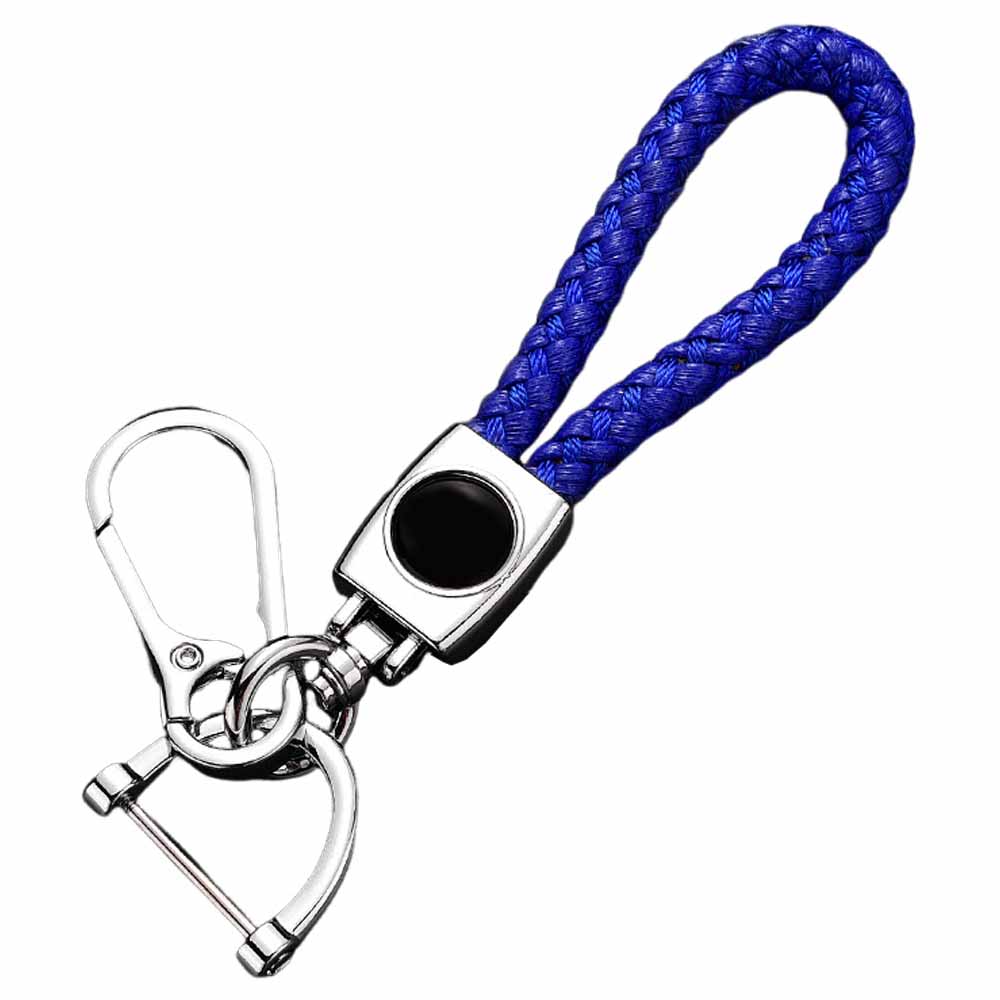 Fashion Hand-woven Rope Car Keychain Horseshoe Buckle Keychain Climbing Buckle Pendant Accessory Gift