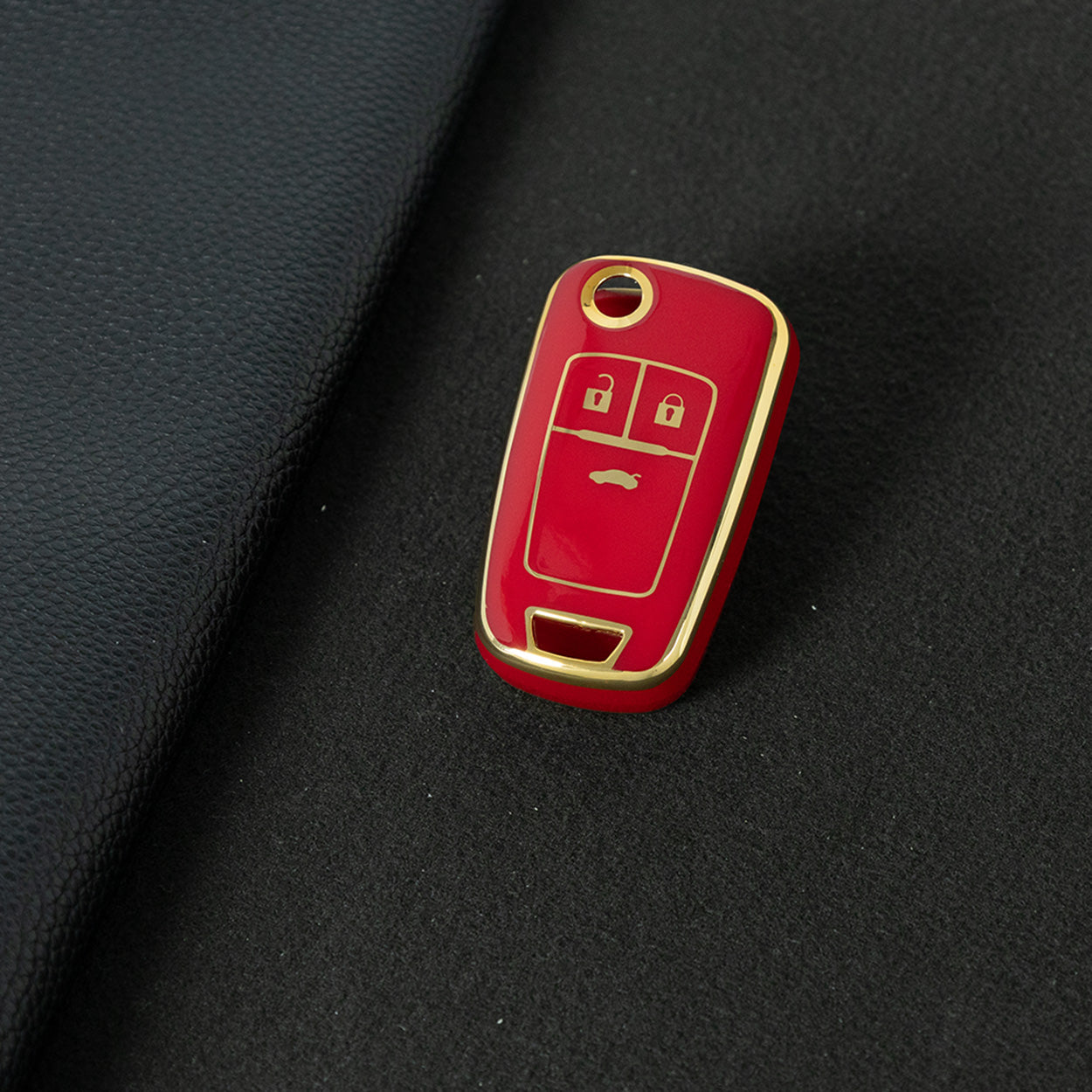BUE1T1 Red-Gold Plating Car Key Cover For Hot Sale TPU Car Key Case for Chevrolet Cruze AVEO Excelle BUICK XTG Car Key Shell Cover