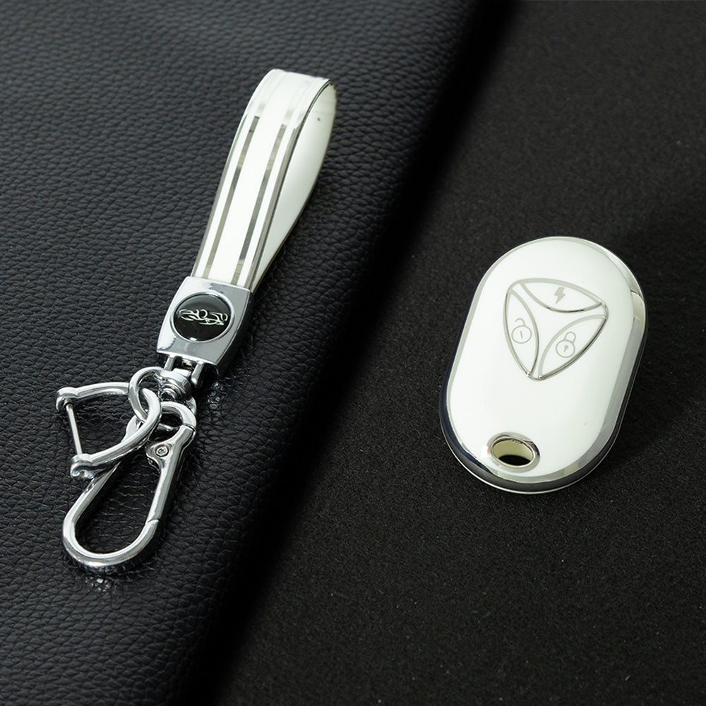 YDC1T1 White-Silver Plating for Yadea Guanneng M10 M20 Electric Bike Key