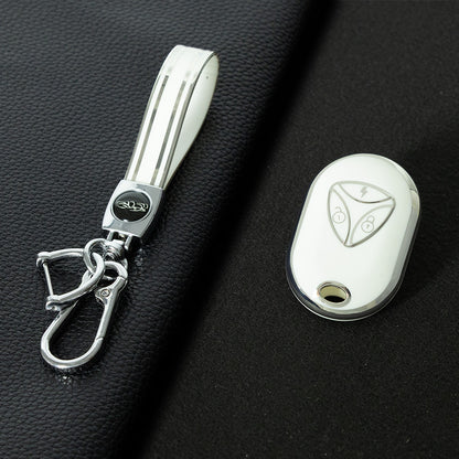 YDC1T1 White-Silver Plating for Yadea Guanneng M10 M20 Electric Bike Key