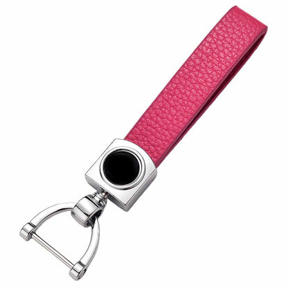 Hot Sale Car Leather Silver Buckle 4 Colors Ornaments for Auto Key Case