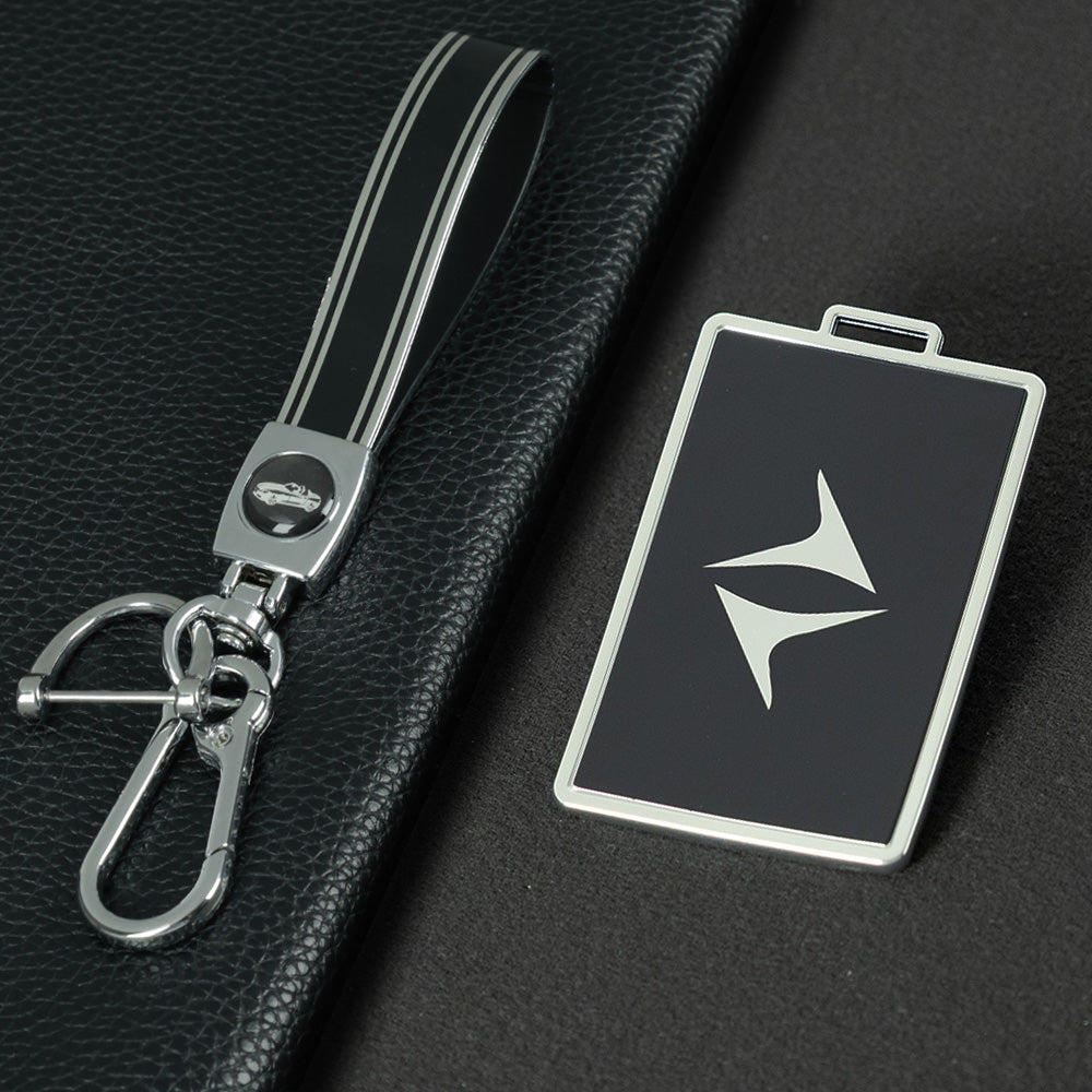 VEQ1T1 Black-Silver Plating Dongfeng Yipai 008 Card Key Cover 2024 Model eπ008 Car Accessories NFC Card