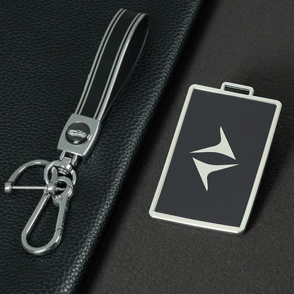 VEQ1T1 Black-Silver Plating Dongfeng Yipai 008 Card Key Cover 2024 Model eπ008 Car Accessories NFC Card