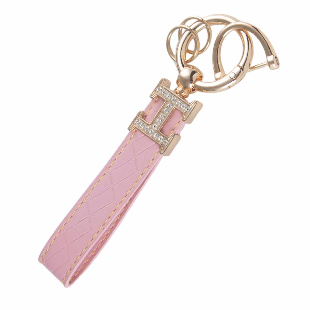 Creative Universal Car Key Chain PU Leather Fashion Men Women Gifts Key Ring Auto Accessories