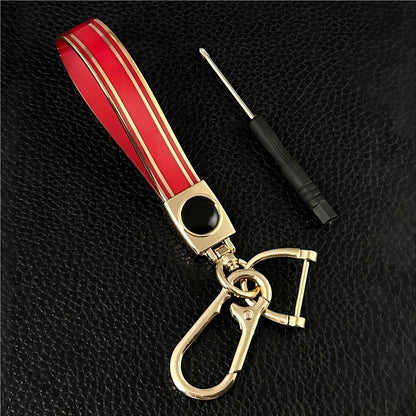 Custom Luxury Premium Keyring TPU Golden Silver  Car Keychain with UV Printing