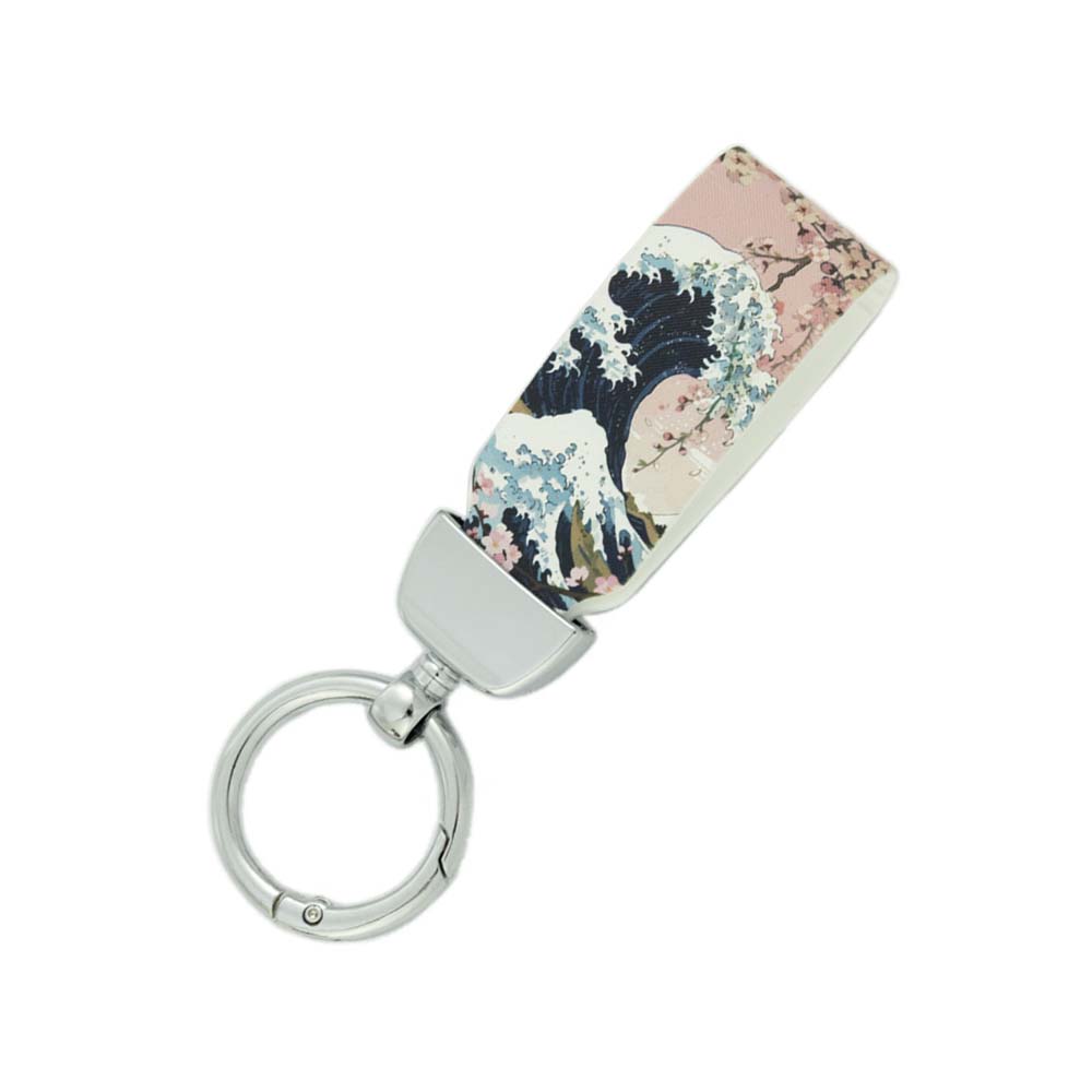 Car Keychain Personalized logo Printing Custom Embroidered Keychain