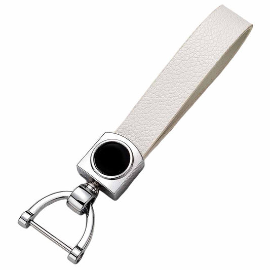 Hot Sale Car Leather Silver Buckle 4 Colors Ornaments for Auto Key Case