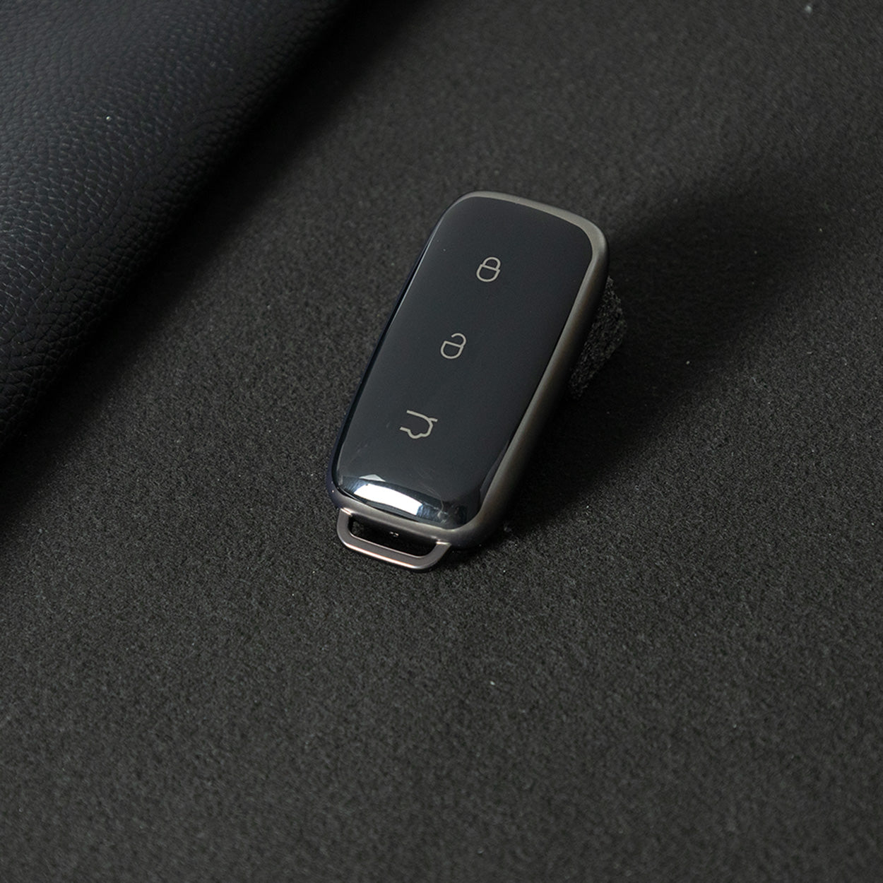 GEE1T1 Black-Metal Gray Plating Car Key Cover For Geely Galaxy L7Plus Keycase L6max Shell E8 Starship