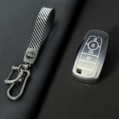 FOB3T1 Gradient Gray Suitable for Mondeo Keycases, Ruiji Car Keychains, High-end Taurus Ruijie Fox Car Key Remote Control keychain