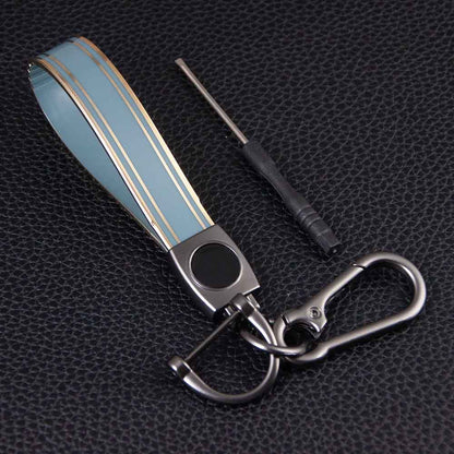 Custom Luxury Premium Keyring TPU Golden Silver  Car Keychain with UV Printing