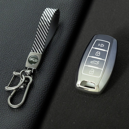 GRA2T1 Gradient Gray Car Key Cover For TPU Haval Car Key Case H6 Third Generation Harvard M6 Package H2S Buckle F7x Housing F5 H4 H7/H8/H9