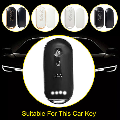 AIB1T1 White-Silver Plating Car Key Cover for AITO M7 M5 Auto Key Accessories Reasonable Price Premium