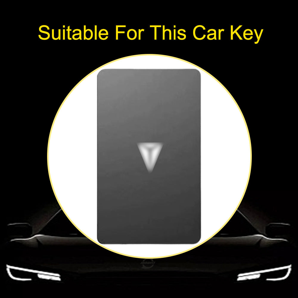 CHG1T1 White-Silver Plating NFC Key Cover for Changan Deepal Series C673F280704-0100-AA 3606020-ED01-AA Vehicle Key Cover