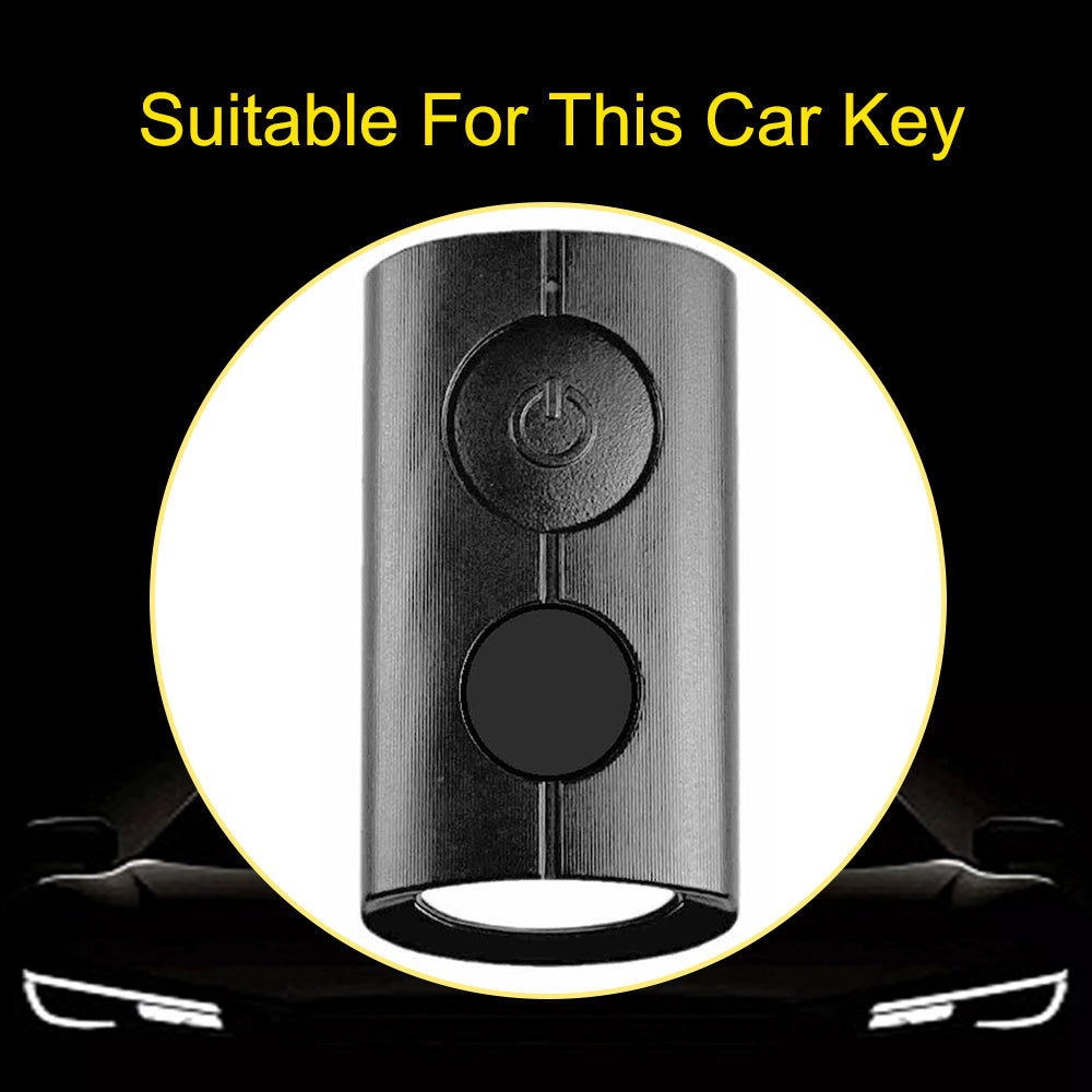 YAA1T1 Black-Silver Plating Car Key Cover Remote Key Shell for Y-AMAHA XMAX X-MAX 400 NVX AEROX QBIX 125 155 250 300 400 2015 2016 2017 2018 2019 2020 Key Case Cover