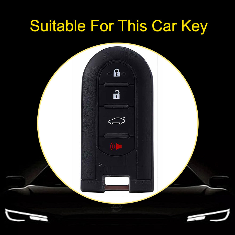 TOE4T1 Black-Gold Plating Car Key Cover for Toyota Rush Daihatsu Tanto LA600S LA800S LA610S