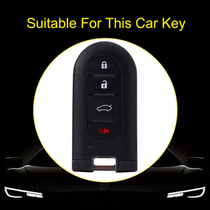 TOE4T1 Black-Gold Plating Car Key Cover for Toyota Rush Daihatsu Tanto LA600S LA800S LA610S