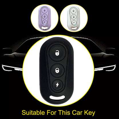 TLC1T1 White-Silver Plating Car Key Cover for TAILG Electric Bike Key Accessories