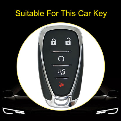 CEA3T1 White-Gold Plating Car Key Cover for Chevrolet Holden Malibu XL Camaro Pioneer Wear Resisting Smart Auto