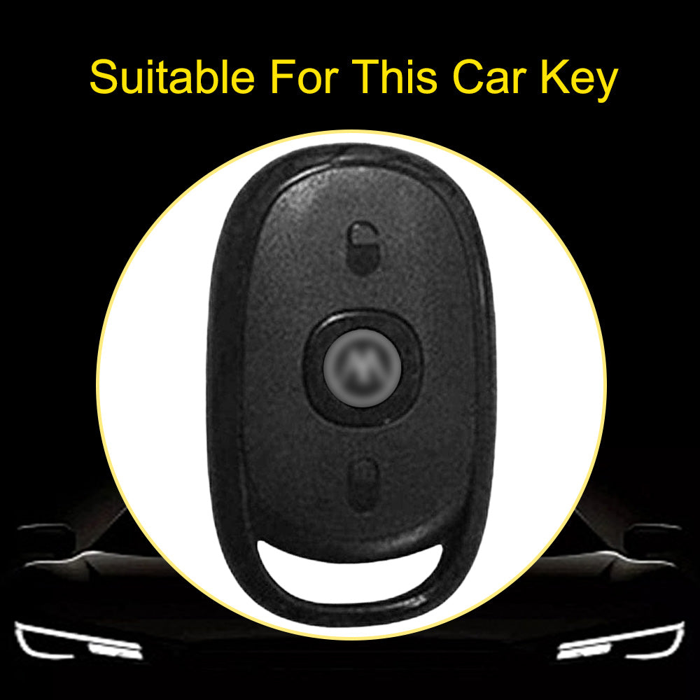 AAB1T1 Black-Silver Plating Car Key Cover For Aima Luna Bubble Universal Electric Bicycle Car Key Accessories