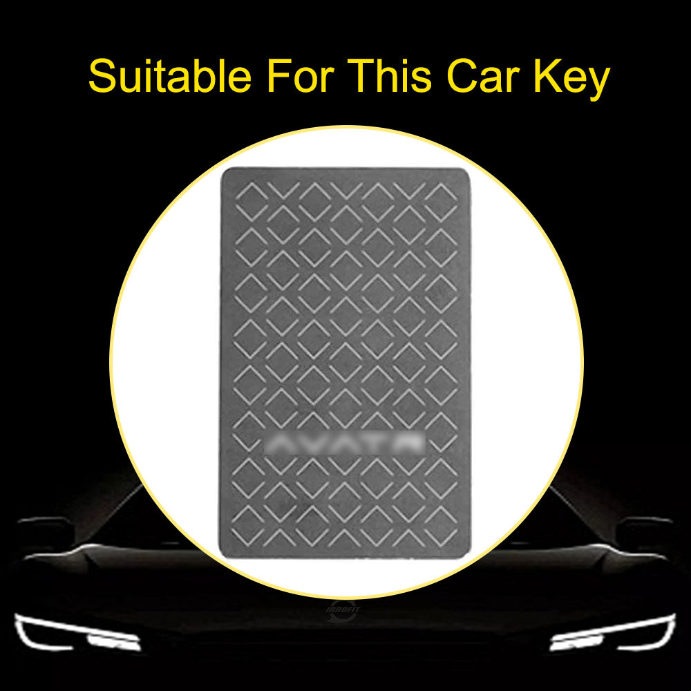 CHH1T1 Black-Silver Plating TPU Car Key Case Cover for 24 Avita 12 key cover 11 card cover smart NFC