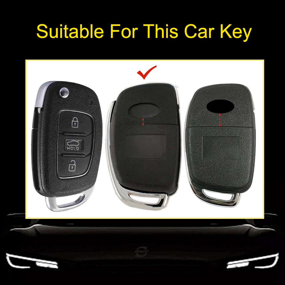 HYF1T1 Black-Gold Plating For Hyundai 2024 Auto TPU China Wholesale Hyundia Tucson 2018 Car Key Cover for Car Keys