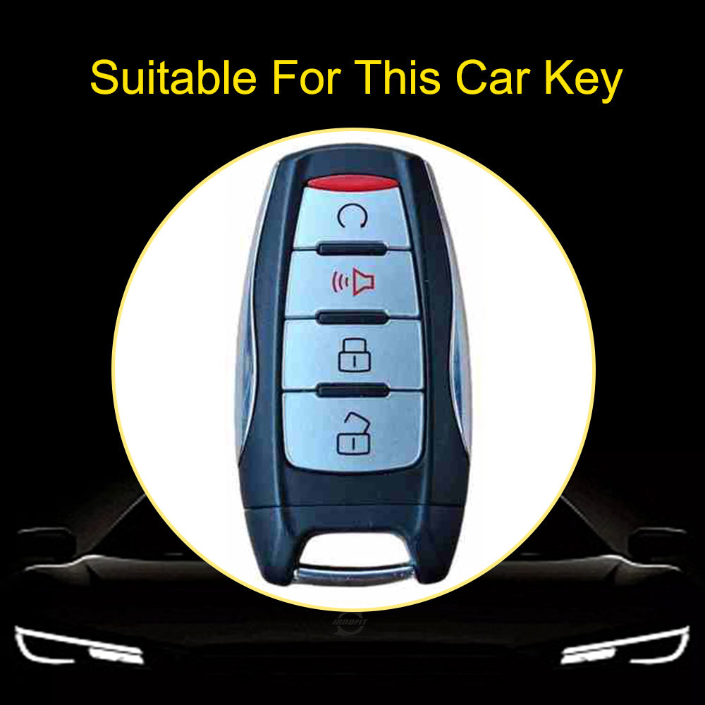 GRA3T1 Black-Gold Plating TPU Car Key Case for Great Wall Haval Hover H1 H4 H6 H7 H8 H9