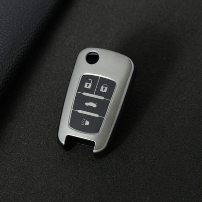 CED2T1 Black-Metal Gray Plating Hot Sale TPU Car Key Case for Chevrolet Cruze AVEO Excelle BUICK XTG Car Key Shell Cover