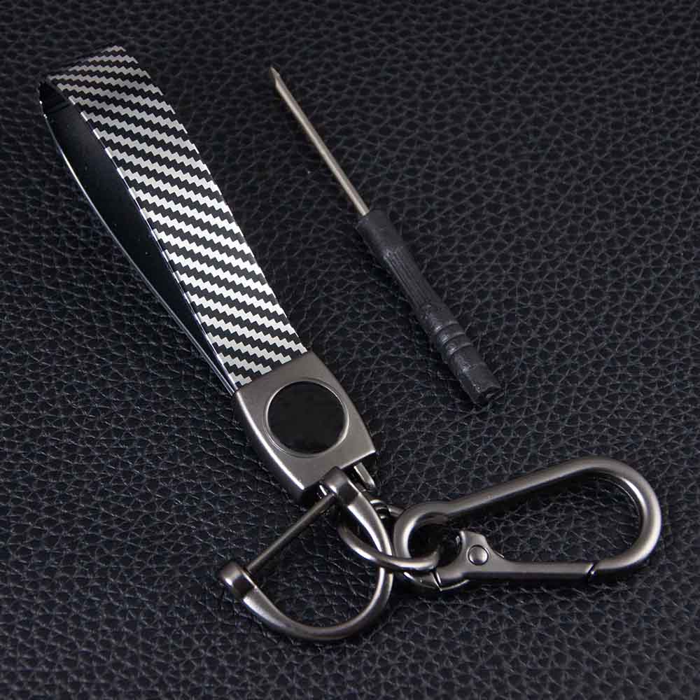 Custom Luxury Premium Keyring TPU Golden Silver  Car Keychain with UV Printing