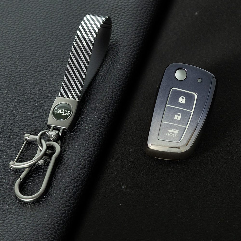 NIC1T1 Gradient Gray Car Key Cover Soft TPU Car Remote Key Case Cover Shell for Nissan X-Trail Qashqai J11 Juke Murano Micra Tiida Maxima Altima Kicks Accessories