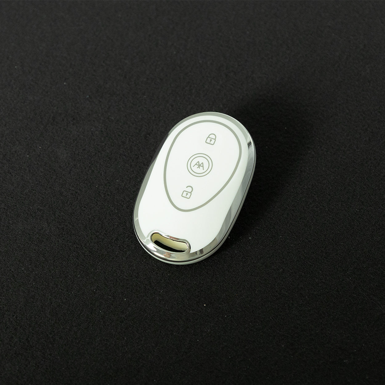 AAC1T1 White-Silver Plating Car Key Cover For Aima Luna Bubble Universal Electric Bicycle Car Key Accessories