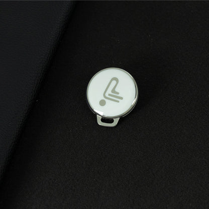 NNB1T1 White-Silver Plating Car Key Cover Suitable for unlocking Ninebot electric vehicles