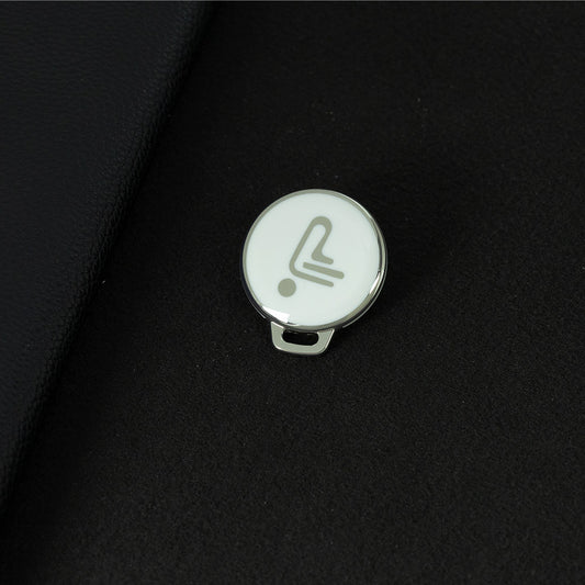 NNB1T1 White-Silver Plating Car Key Cover Suitable for unlocking Ninebot electric vehicles