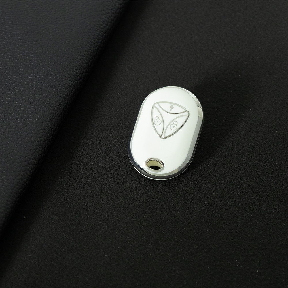 YDC1T1 White-Silver Plating for Yadea Guanneng M10 M20 Electric Bike Key